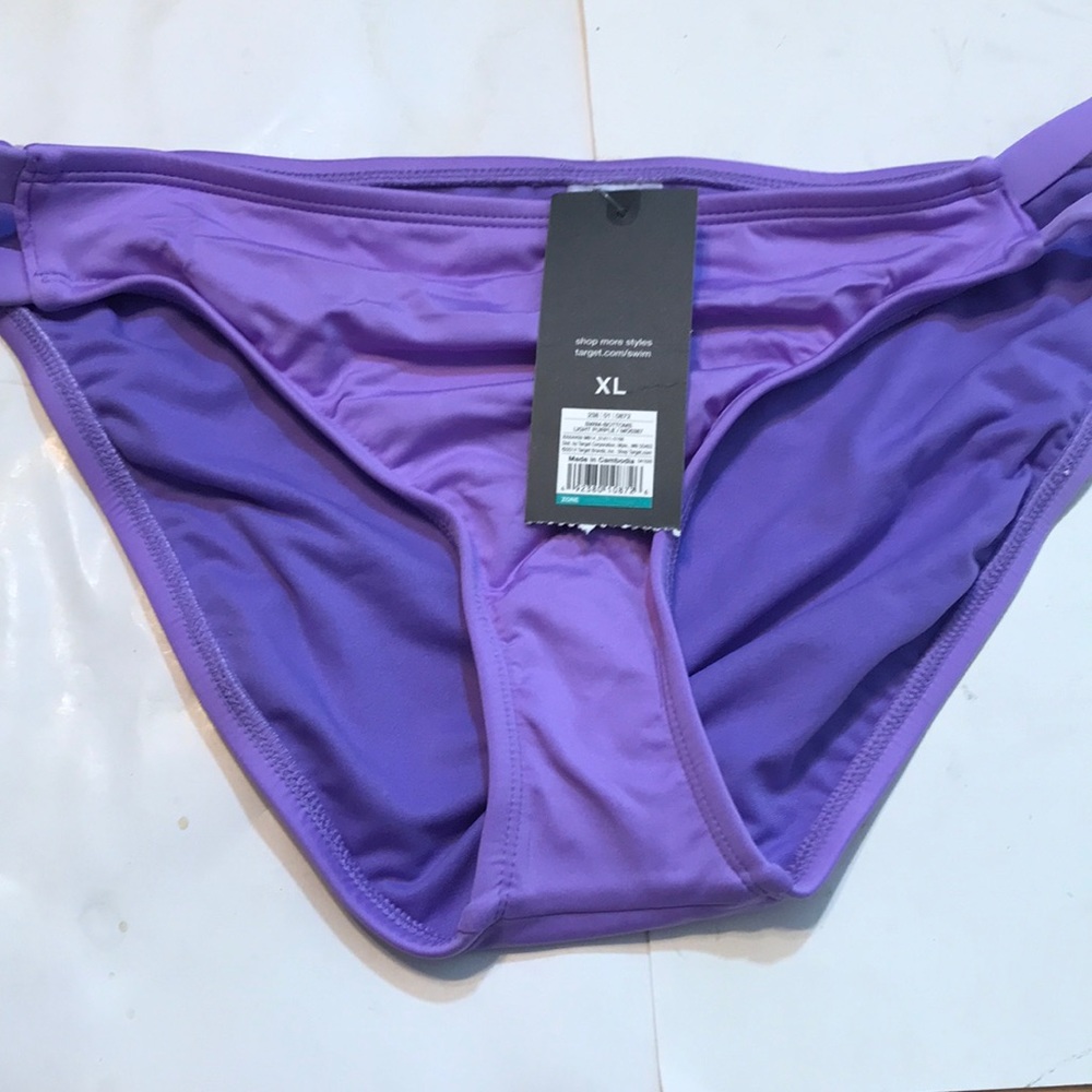 Mossimo NIP Purple Bikini Bottoms XL